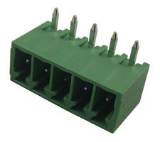 WURTH ELEKTRONIK 691322110005 Terminal Block, Header, 3.5 mm, 5 Ways, 10 A, 300 V, Through Hole Right Angle