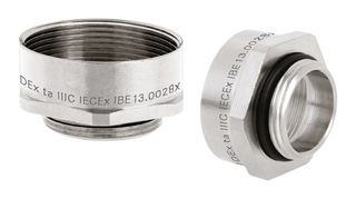 LAPP 52104582 Enlarger, Skindicht® ME-M Atex, Nickel Plated Brass, M20/M25 x 1.5, For Cable Glands, Pk 10