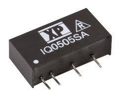 XP POWER IQ0515SA Isolated Through Hole DC/DC Converter, Semi Regulated, ITE, SIP, 1:1, 1 W, 1 Output, 15 V