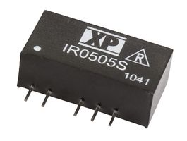 XP POWER IR0505SA Isolated Through Hole DC/DC Converter, Semi Regulated, ITE, SIP, 1:1, 3 W, 1 Output, 5 V
