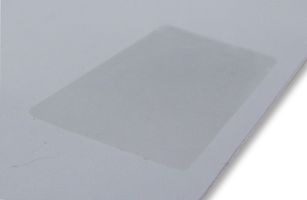 TE CONNECTIVITY CP-508127-5-X Label, Self Adhesive, 12.7mm H x 50.8mm W, Polyester, Clear, 5000
