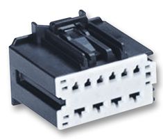 MOLEX 31372-1000 Automotive Connector Housing, Polarization A, Stac64 31372 Series, Receptacle, 10 Ways