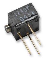 VPG FOIL RESISTORS Y405310K0000J0L Trimmer, Multi Turn, Metal Foil, Top Adjust, 10 kohm, Through Hole, 21 Turns