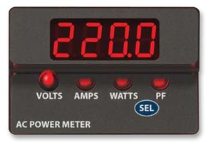 MURATA POWER SOLUTIONS ACM20-5-AC1-R-F-C Panel Meter, ACM20 Series, AC Current, AC Voltage, Frequency, Power, 4 Digits, 85 Vac to 264 Vac