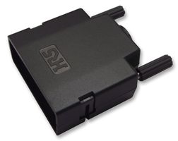 HIROSE / HRS DH-27-CV2B Connector Backshell, Cover, DH60 Series Connectors, 180°, PC (Polycarbonate) Body