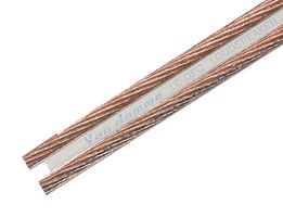 VAN DAMME 268502L Multicore Cable, Hi-Fi Speaker, Per Metre, Screened, 2 Core, 24 AWG, 2.5 mm²