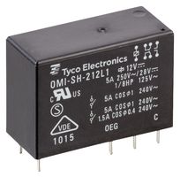 TE CONNECTIVITY - OEG OMI-SS-106LM,000 Power Relay, SPST-NO, 6 VDC, 10 A, OMI Series, Through Hole, Non Latching