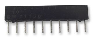 BOURNS 4310R-101-223LF Fixed Network Resistor, 22 kohm, Bussed, 9 Resistors, SIP, PC Pin, ± 2%