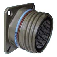 AMPHENOL AEROSPACE CTVP02RW21-39PB Circular Connector, CTV Series, MIL-DTL-38999 Series III, Box Mount Receptacle, 39 Contacts