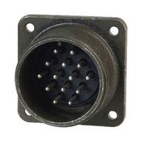 AMPHENOL INDUSTRIAL MS3102R10SL-4P Circular Connector, MIL-DTL-5015 Series, MS3102 Series, Box Mount Receptacle, 2 Contacts