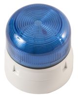 KLAXON QBS-0020 Beacon, Xenon, Blue, Flashing, 3W, 230VAC, IP65, 85mm Dia., 81mm Height