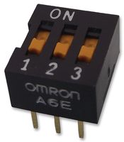 OMRON ELECTRONIC COMPONENTS A6ER5101 DIP / SIP Switch, 5 Circuits, Piano Key, Through Hole, SPST, 24 V, 25 mA