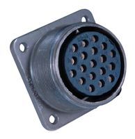 AMPHENOL INDUSTRIAL CS3102A24-53P Circular Connector, CS Series, MIL-DTL-5015 Series, Box Mount Receptacle, 5 Contacts, Solder Pin