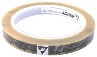 DESCO EUROPE / VERMASON 242276 ESD Tape, Cellulose, Transparent, 24 mm x 65.8 m