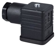 TELEMECANIQUE SENSORS XZCC43FCP40B Connector, Socket, DIN 43650 A, 4 Pin, Right Angled, PG11, 250 Vac, 16 A
