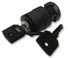 SCHNEIDER ELECTRIC ZB5AG7 Switch Actuator, XB5 Series 22mm Non-Illuminated Key Switches, IP69K, NEMA 4X, NEMA 13