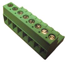 TE CONNECTIVITY - BUCHANAN 1-796634-0 Pluggable Terminal Block, 5.08 mm, 10 Ways, 30 AWG, 12 AWG, 3 mm², Screw