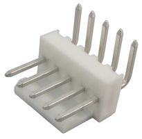 MOLEX 22-05-3051 Pin Header, Wire-to-Board, 2.54 mm, 1 Rows, 5 Contacts, Through Hole Right Angle