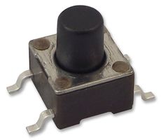 TE CONNECTIVITY - ALCOSWITCH FSM6JSMATR Tactile Switch, FSMJSMA Series, Top Actuated, Surface Mount, Round Button, 150 gf, 50mA at 24VDC