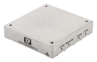 XP POWER ICH10024S24 Isolated Through Hole DC/DC Converter, 2:1 Input, ITE, Half Brick, 2:1, 100 W, 1 Output, 24 V