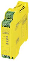 PHOENIX CONTACT 2963750 Safety Relay, 24 VDC, DPST-NO, SPST-NC, PSRclassic Series, DIN Rail, 6 A, Screw