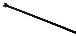 HELLERMANNTYTON 109-00076 Q50R-PA66W-BK Cable Tie, Q-Tie, Nylon 6.6 (Polyamide 6.6), Black, 210 mm, 4.7 mm, 50 mm, 50 lb