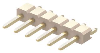 GCT BG301-06-A-0540-L-B Pin Header, Right Angle, Board-to-Board, 2.54 mm, 1 Rows, 6 Contacts, Surface Mount Right Angle