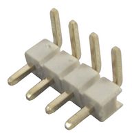 GCT BG303-04-A-0300-L-G Pin Header, Right Angle, Board-to-Board, 2.54 mm, 1 Rows, 4 Contacts, Through Hole Right Angle