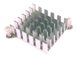 ABL HEATSINKS BGA-PP-025 Heat Sink, For Ball Grid Array, Push-Pin, 9 °C/W, BGA, 49 mm, 15 mm, 49 mm