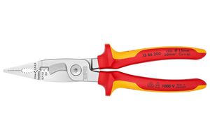 KNIPEX 13 86 200 Pliers, Electrician, 200mm Overall Length, Multifunctional