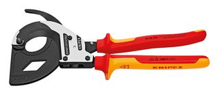 KNIPEX 95 36 320 Cable Cutter, 60mm Capacity, Ratchet-drive, 320mm Length