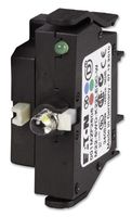 EATON MOELLER M22-SWD-K22LEDC-G Changeover Contact, Green LED, Base, 2 Pole, Quick Connect, Solder