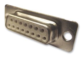 AMPHENOL COMMUNICATIONS SOLUTIONS DA15S064TLF D Sub Connector, DB15, Standard, Receptacle, FCI D, 15 Contacts, DA, Solder Cup