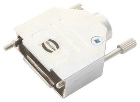 HARTING 09 67 015 0343 D Sub Backshell, DA, 180°, Metal Body