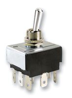 MULTICOMP PRO MCR13-432D1-01 Toggle Switch, On-Off-On, 3PDT, Non Illuminated, Panel Mount, 18 A