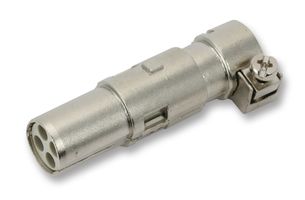 AMPHENOL SINE/TUCHEL C146 B05 100 G8 Heavy Duty Connector, Socket Contact Carrier, heavymate M Series, Module, 4 Contacts, Receptacle