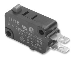 OMRON ELECTRONIC COMPONENTS VX51C23 Microswitch, Snap Action, Pin Plunger, SPDT, Quick Connect, Solder, 5 A, 250 VDC