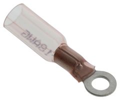 MOLEX 19164-0086 Ring Tongue Terminal, M4, #8, 18 AWG, 0.96 mm², Perma-Seal 19164 Series, Red