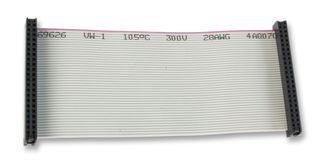 AMPHENOL COMMUNICATIONS SOLUTIONS FC30150-0 Ribbon Cable, IDC Receptacle to IDC Receptacle, 30 Ways, 5.91 ", 150 mm, 2.54 mm