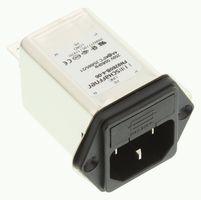 TE CONNECTIVITY - SCHAFFNER FN9260B-4-06 Filtered IEC Power Entry Module, IEC C14, Medical, 4 A, 250 VAC, 2-Pole Fuse Holder