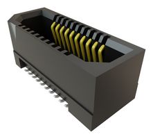 SAMTEC ERF8-010-05.0-S-DV-TR Mezzanine Connector, High-Speed, Receptacle, 0.8 mm, 2 Rows, 20 Contacts, Surface Mount