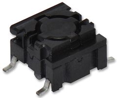 MULTIMEC 5GSH935 Tactile Switch, 5G Series, Top Actuated, Surface Mount, Plunger for Cap, 350 gf, 50mA at 24VDC