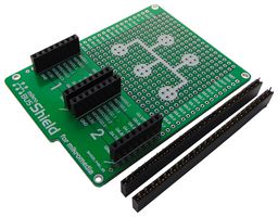 MIKROELEKTRONIKA MIKROE-1154 Expansion Board, mikroBUS Shield for mikromedia,-Pin-compatible with all Macromedia Boards