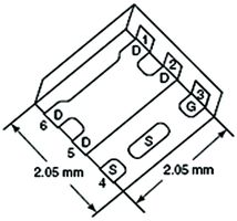 VISHAY SIA436DJ-T1-GE3 Power MOSFET, N Channel, 8 V, 12 A, 9400 µohm, PowerPAK SC-70, Surface Mount