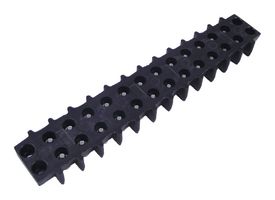 CINCH CONNECTIVITY SOLUTIONS 12-141 Panel Mount Barrier Terminal Block, 2 Row, 12 Ways, 14 AWG, 11.13 mm, 20 A