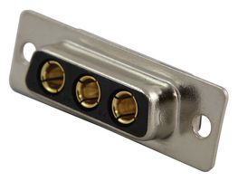 NORCOMP 680S3W3203L201 Combination Layout D Sub Connector, 20A, IP68, Seal-D 680S Series, DA-3W3, Receptacle, 3 Contacts