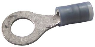 MOLEX 19324-0010 Ring Tongue Terminal, M6, 1/4", 2.5 mm², Avikrimp 19324 Series, Blue