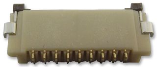 HIROSE / HRS FH12-9S-1SH(55) FFC / FPC Board Connector, 1 mm, 9 Contacts, FH12, Surface Mount, Bottom, 1 Row