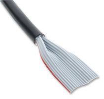 3M 3759/20SF Ribbon Cable, Round Jacketed Flat, Unscreened, 20 Core, 28 AWG, 100 ft, 30.5 m