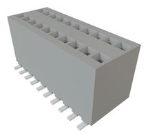 SAMTEC RSM-110-02-L-D PCB Receptacle, Board-to-Board, 1.27 mm, 2 Rows, 20 Contacts, Surface Mount